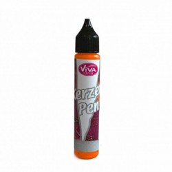 Tekutý vosk - pero 25ml Oranžová