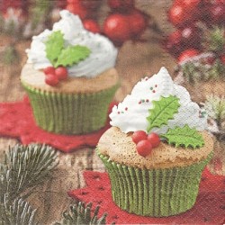 Vánoční cupcakes 33x33