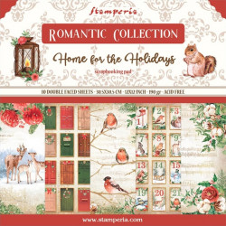 Sada papírů 30,5x30,5 190g Romantic Collection Home for the Holidays (SBBL119)