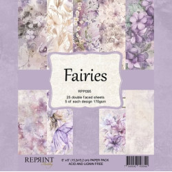 Sada papírů 15x15 170g Fairies (REPRINT)