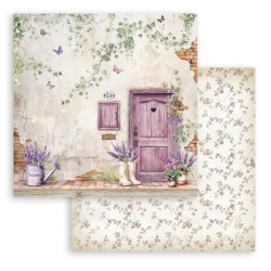 Lavender, dveře 30,5x30,5 scrapbook