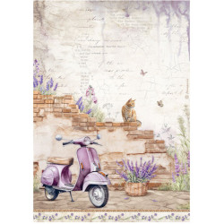 Papír rýžový A4 Lavender, Vespa