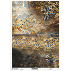 Papír rýžový A4 Inspirováno Klimtem, mozaika