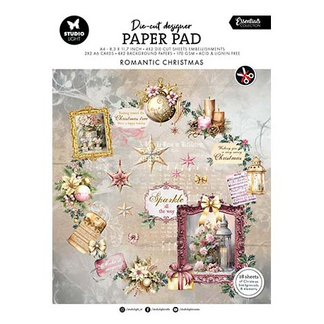 Sada papírů a výseků Romantic Christmas Essentials nr.216 (SL)