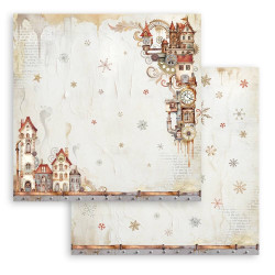 Gear up for Christmas, domky 30,5x30,5 scrapbook