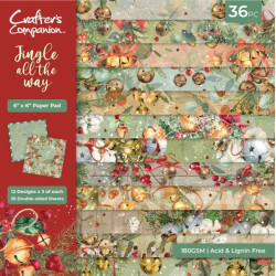 Sada papírů 15x15 Jingle All The Way (Crafter´s Companion)