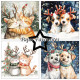 Sada papírů 15x15 Christmas Cats & Dogs (PF)