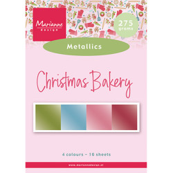 Sada metalických papírů A5 Christmas Bakery, 275g (MD)