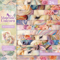 Sada papírů 15x15 Majestic Unicorn (Crafter´s Companion)