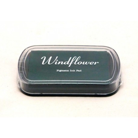 Windflower polštářek - tmavě zelený